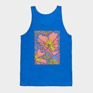 Rainbow Flower Tank Top